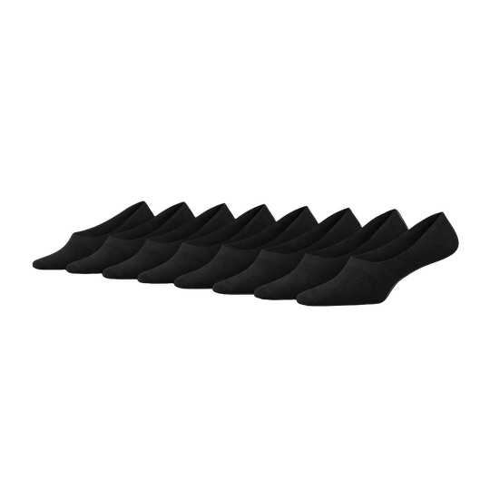 8 - Pack Joshua Bamboe Footies - Zwart