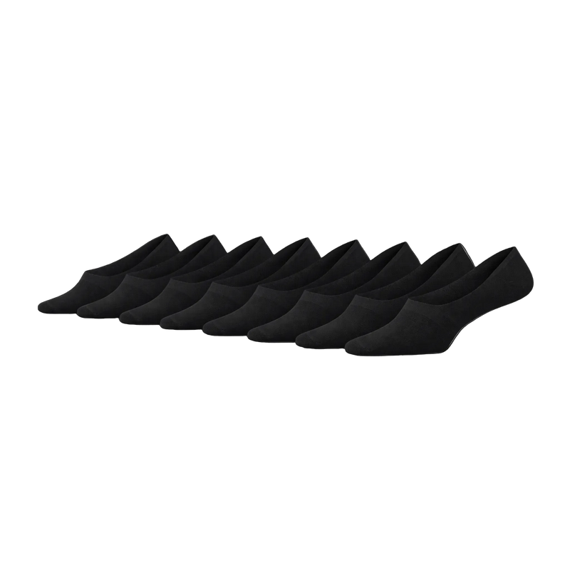 8 - Pack Joshua Bamboe Footies - Zwart