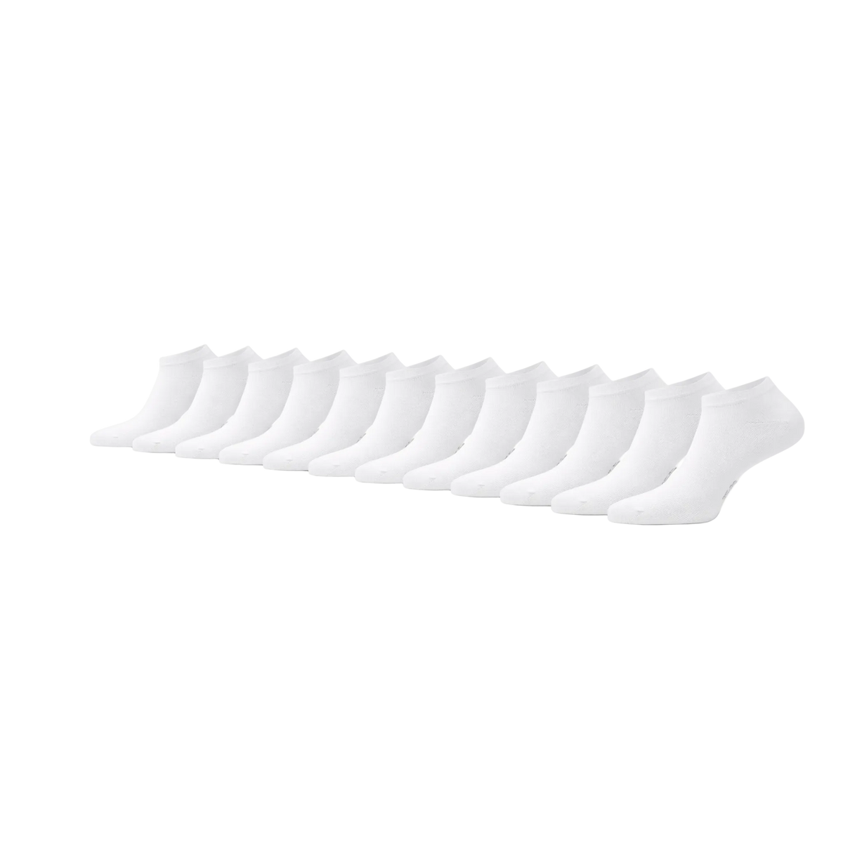 12 - Pack Jordan Bamboe Sneakersokken - Wit
