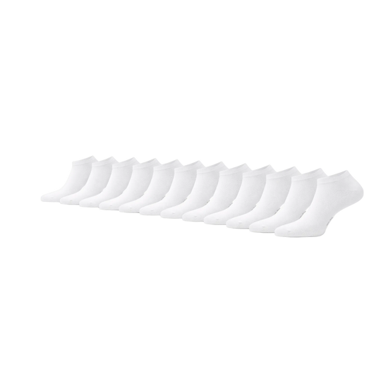 12 - Pack Jordan Bamboe Sneakersokken - Wit