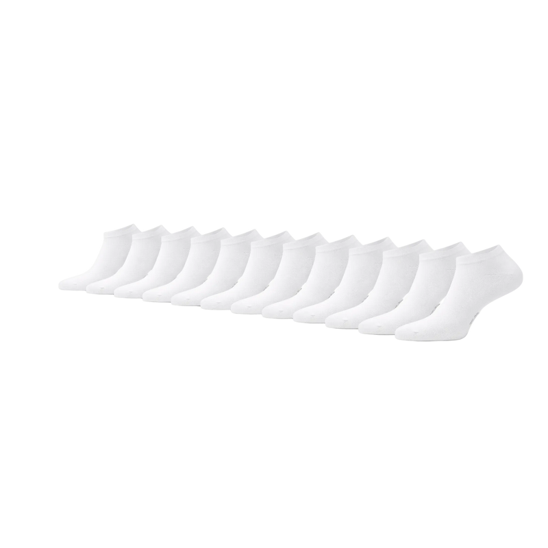 12 - Pack Jordan Bamboe Sneakersokken - Wit