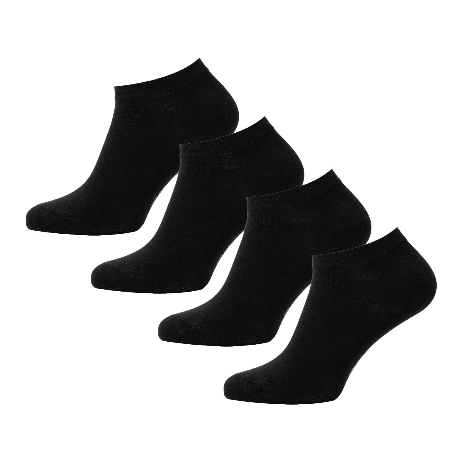 4-pack Jordan Bamboe Sneakersokken - Zwart