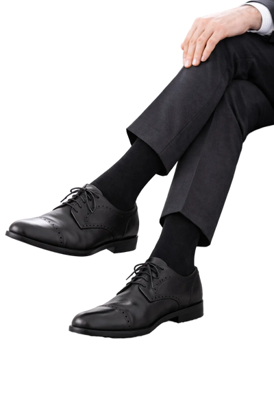 12 - Pack Jason Bamboe Sokken - Zwart