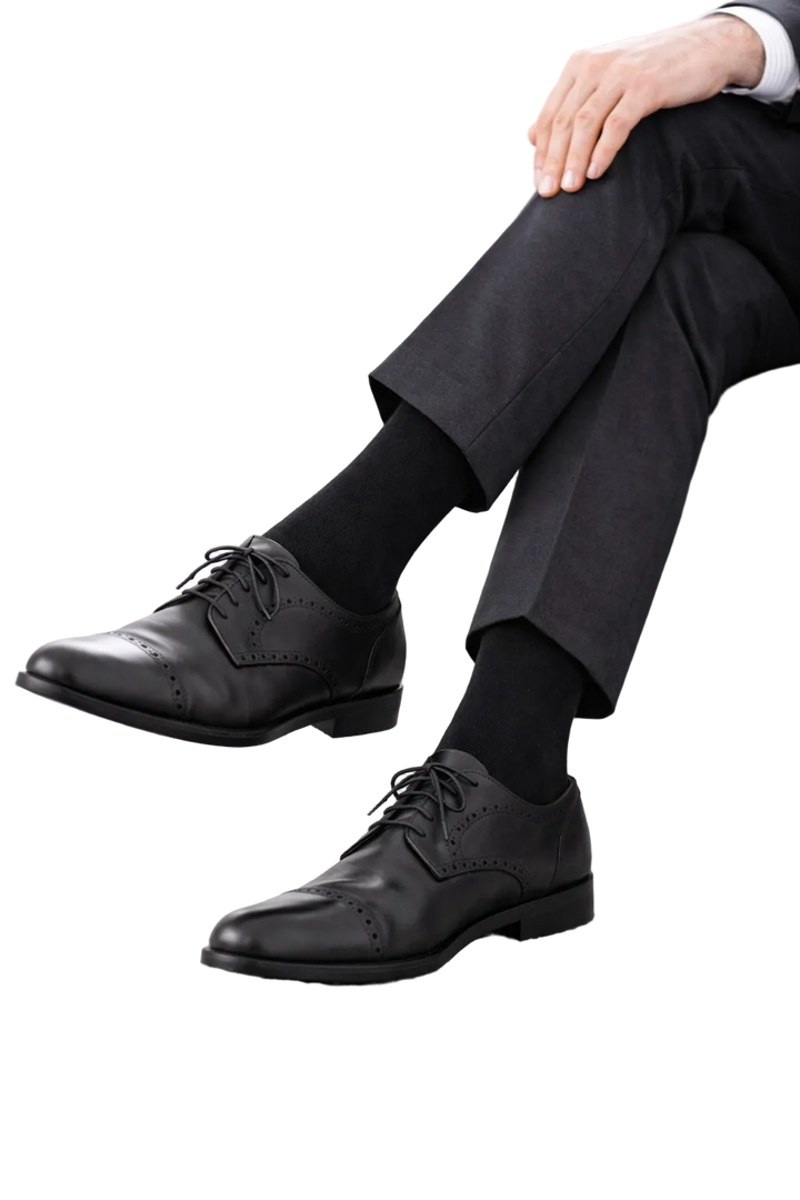 12 - Pack Jason Bamboe Sokken - Zwart