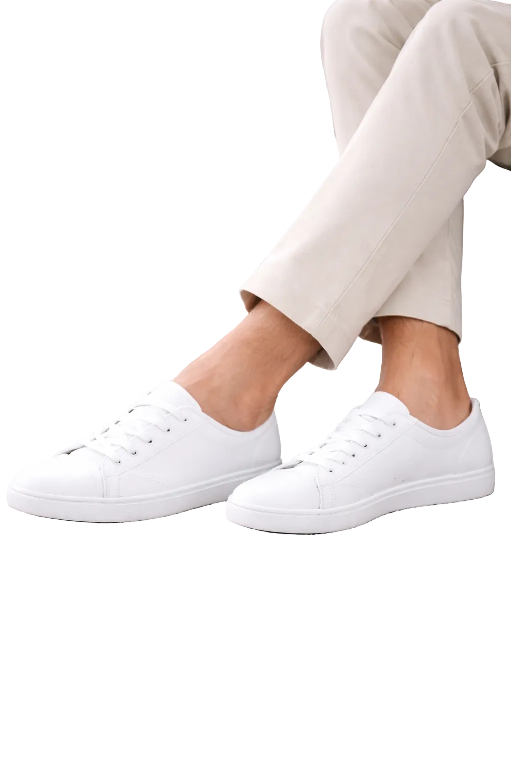 8 - Pack Joshua Bamboe Footies - Wit