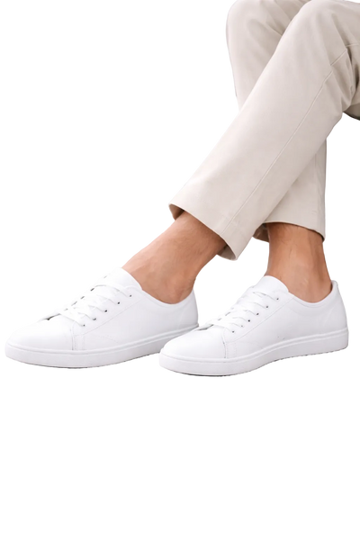 8 - Pack Joshua Bamboe Footies - Wit