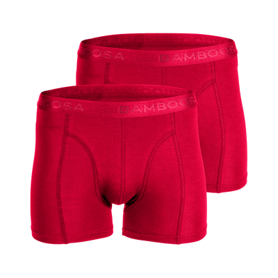 2-pack Lewis Bamboe Boxershorts - Rood