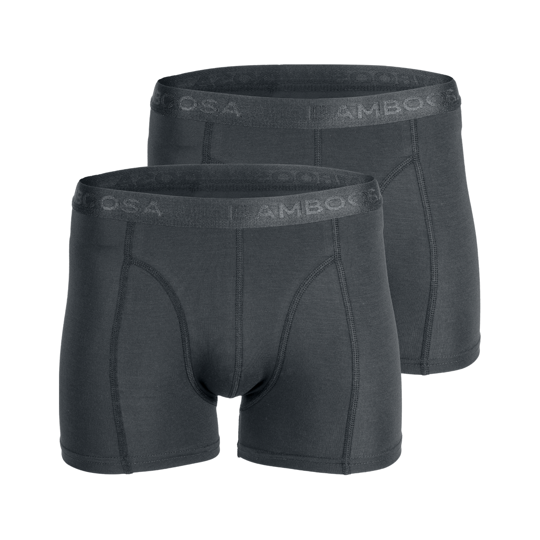 2-pack Lewis Bamboe Boxershorts - Antraciet