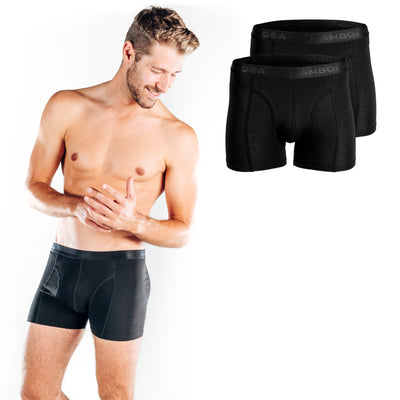 2-pack Lewis Bamboe Boxershorts - Zwart
